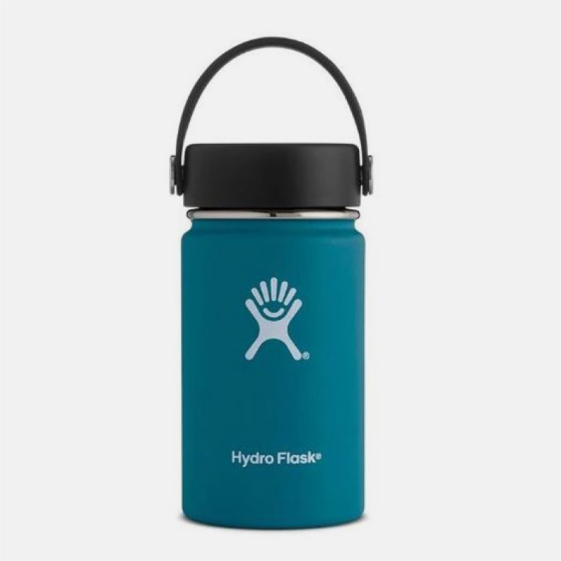 Wide Mouth 12 oz בקבוק שתייה פיה רחבה בצבע graphite 